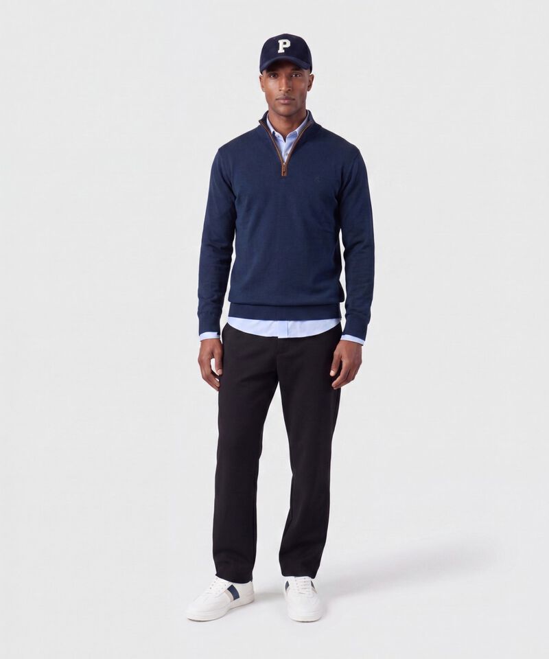 Camisa Manga Larga con Bolsillo Para Hombre