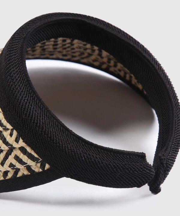 Visera en Paja Bicolor