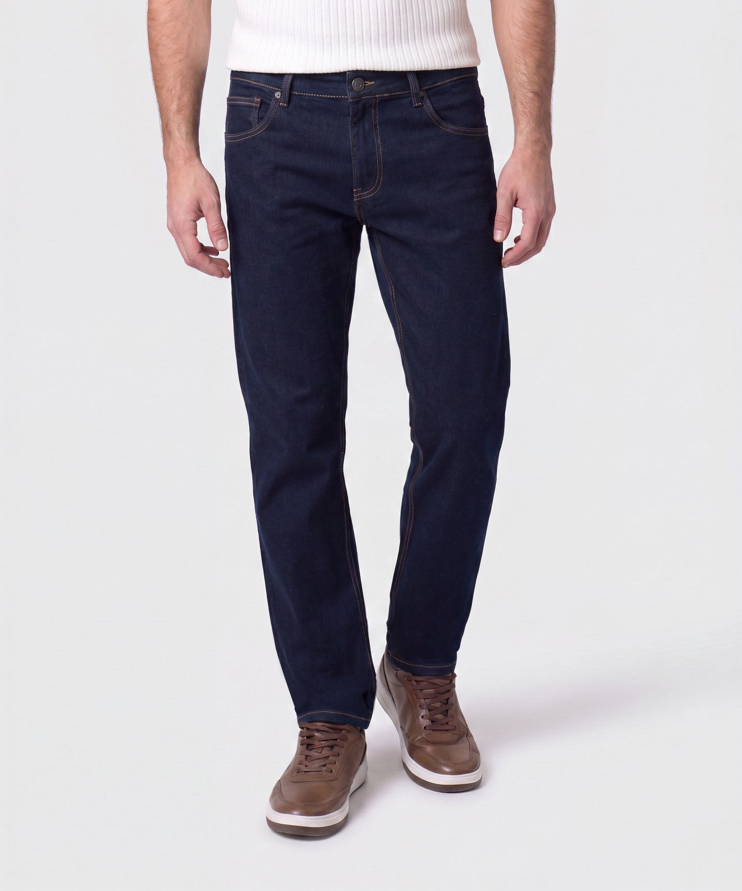 Jean Slim Fit Con Cinco Bolsillos Hombre