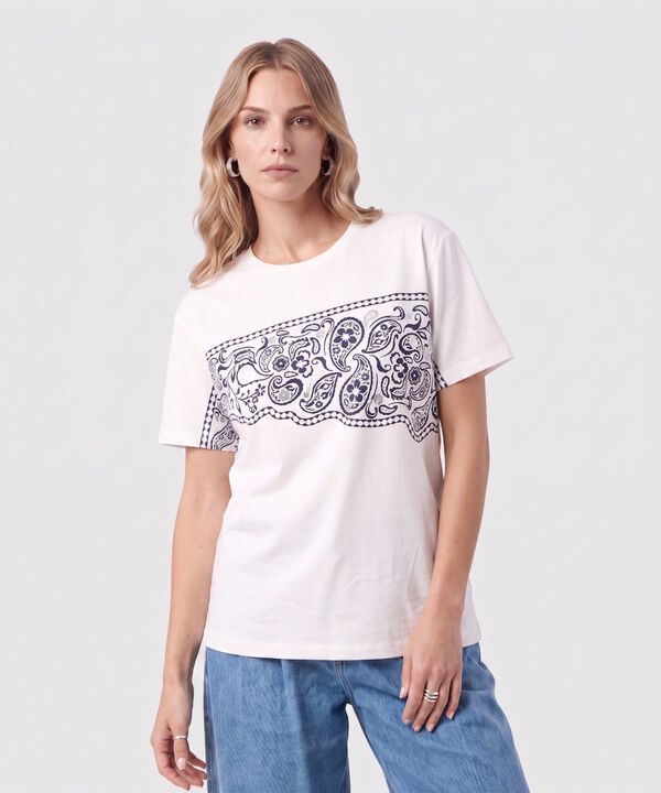 Camiseta Estampado Manga Corta Para Mujer image number null