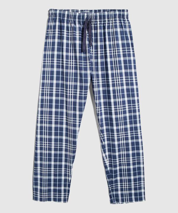 Conjunto Pijama Camiseta Cuello V Pantalon Preteñido Para Hombre image number null