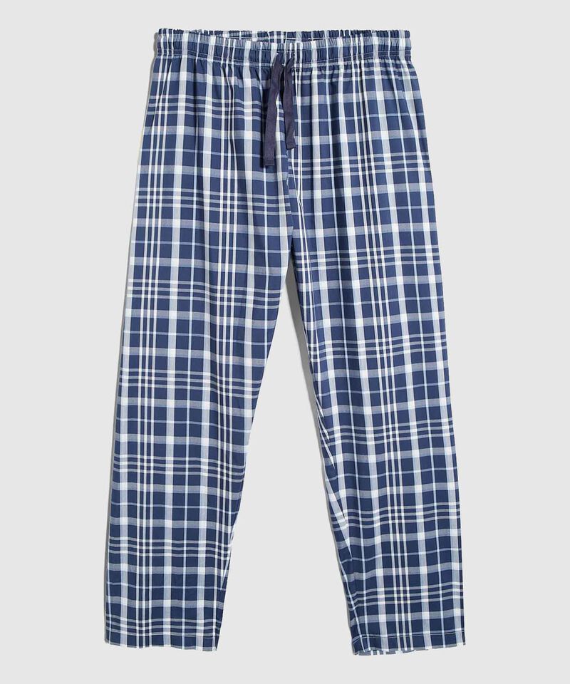 Conjunto Pijama Camiseta Cuello V Pantalon Preteñido Para Hombre