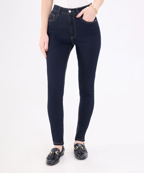 Jean Skinny Tono Oscuro