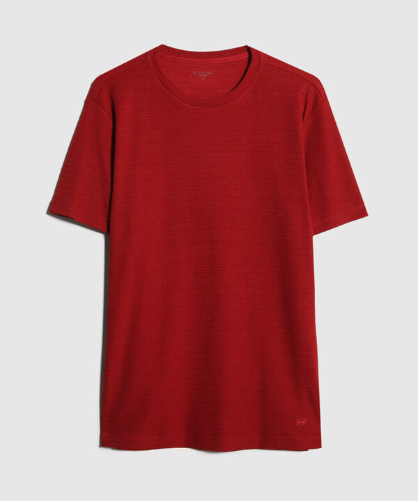 Camiseta Cuello Redondo Tela Textura