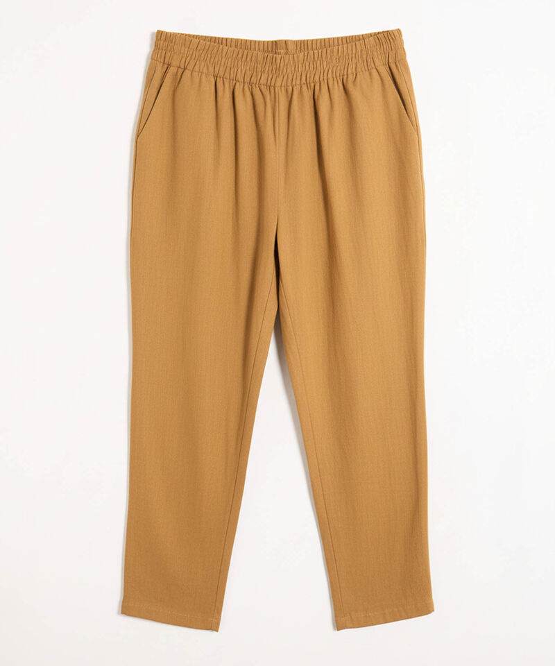 Pantalon Para Mujer Tobillero Casual Cintura Elástica