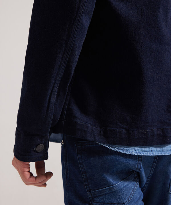 Chaqueta Con Bolsillo Interno Tono Raw