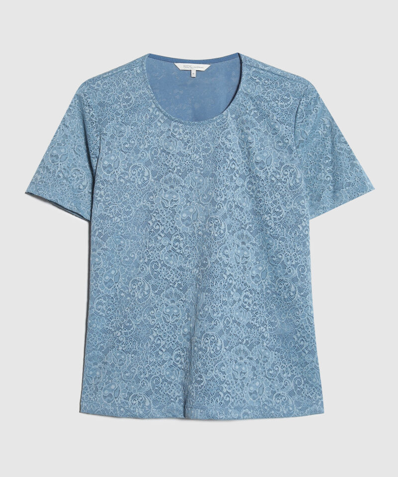 Camiseta en Encaje