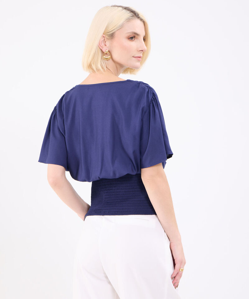 Blusa Unicolor Para Mujer