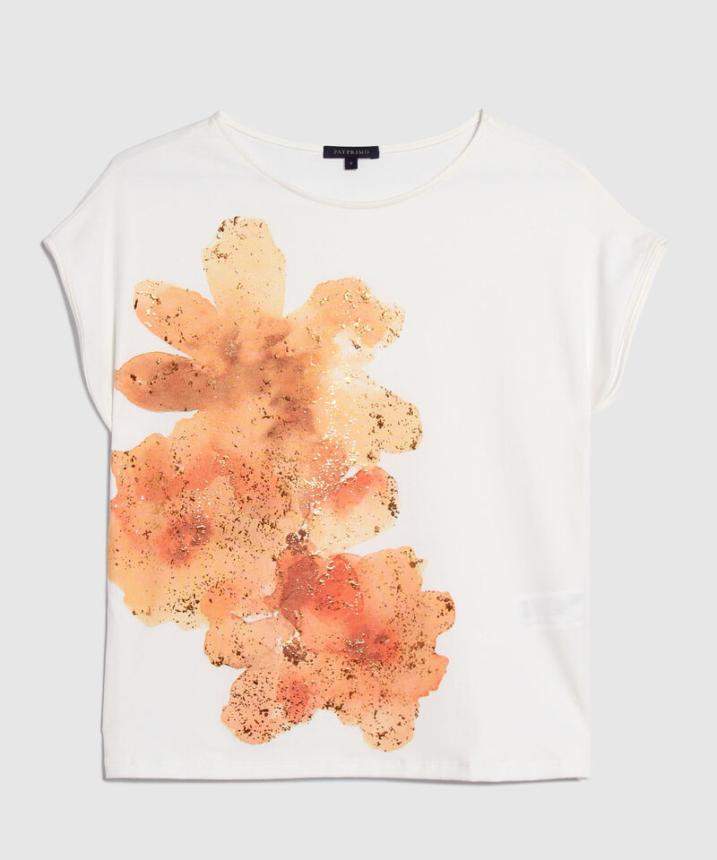 Camiseta Con Estampado Screen Localizado