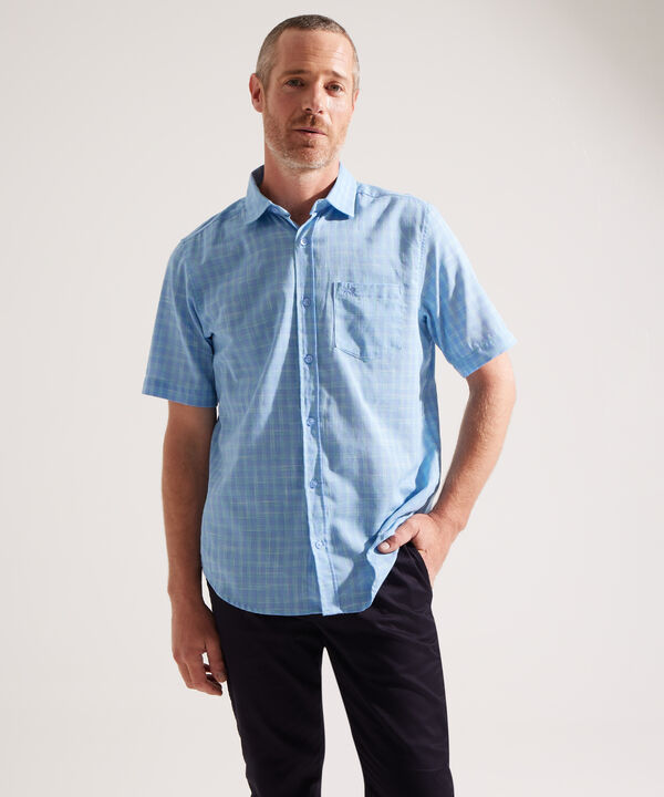 Camisa a Cuadros con Bolsillo