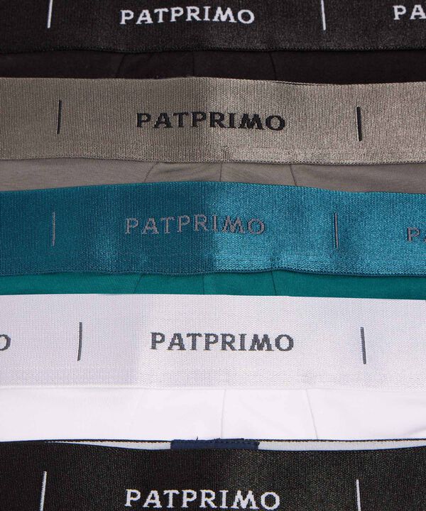 Pack x5 B&oacute;xers Medios Unicolor para Hombre