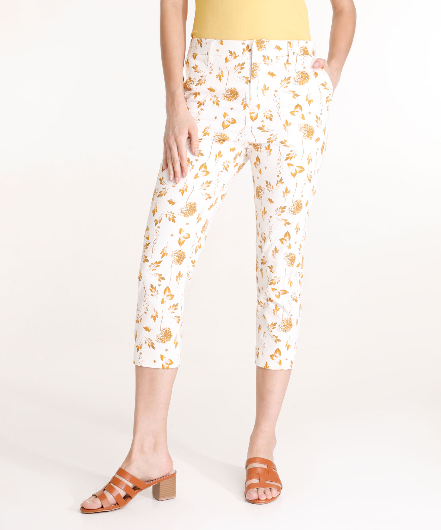 Pantal&oacute;n Capri Con Bolsillos Laterales