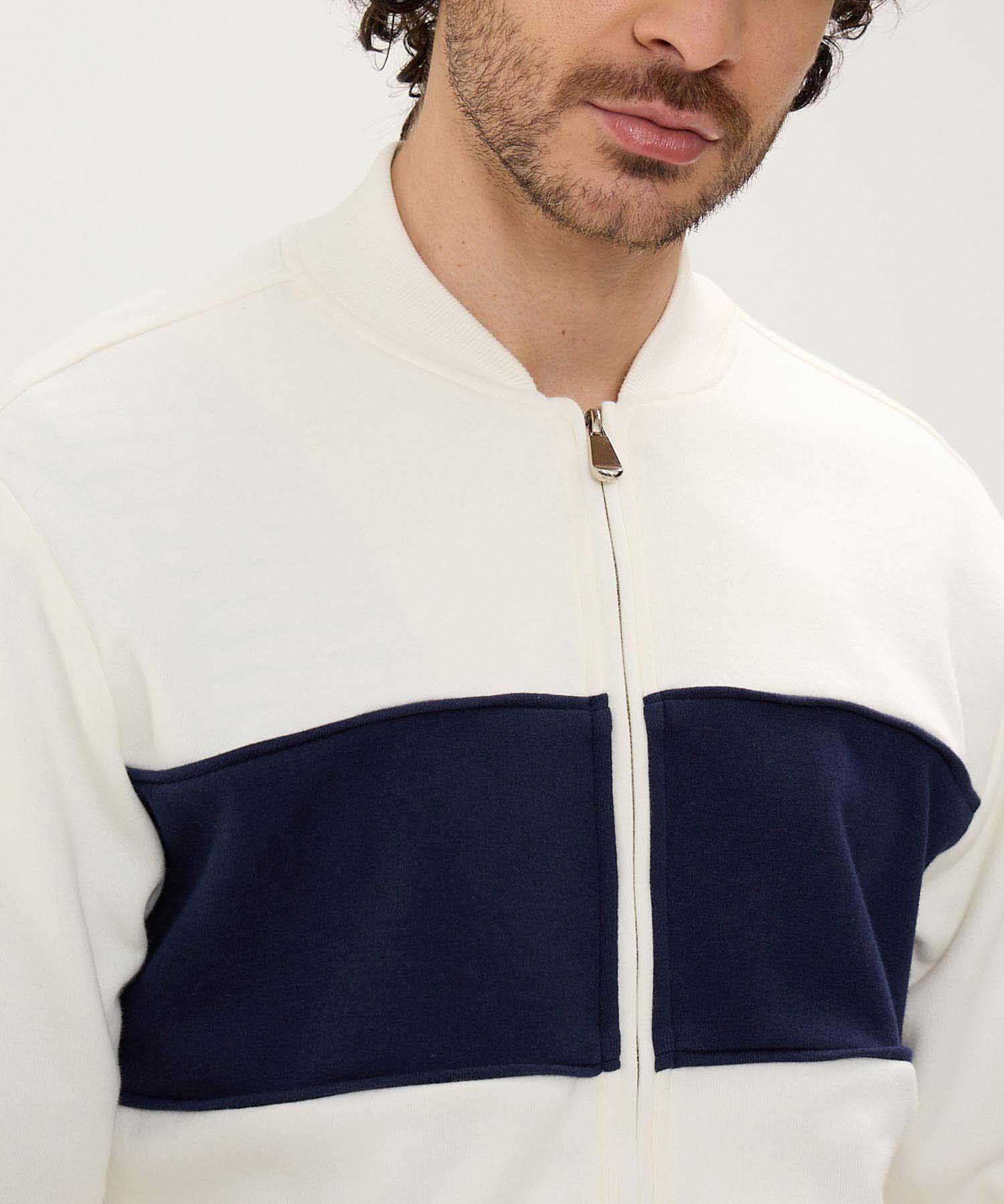 Buzo Bomber en Bloques
