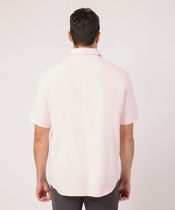 Camisa Unicolor Con Bolsillo 