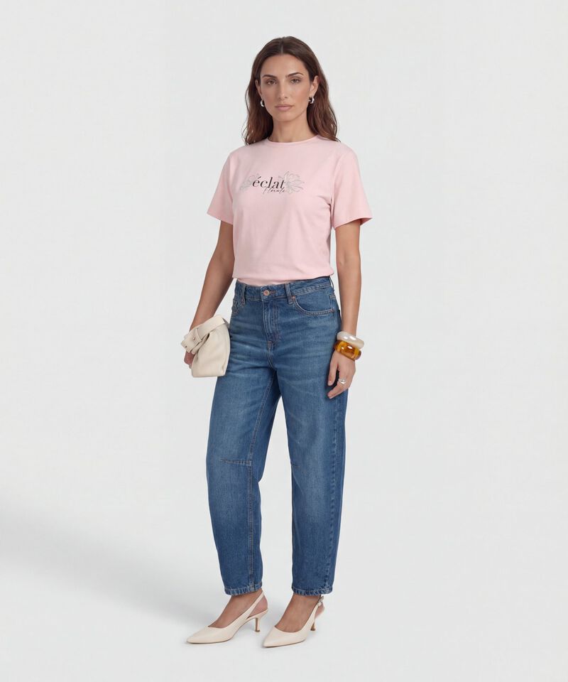 Camiseta Estampada Manga Corta 