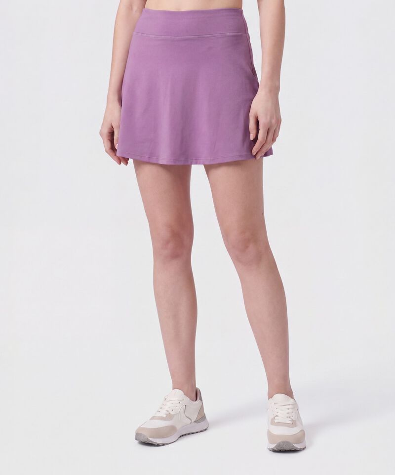 Falda Mujer Deportiva Corta Tiro Alto