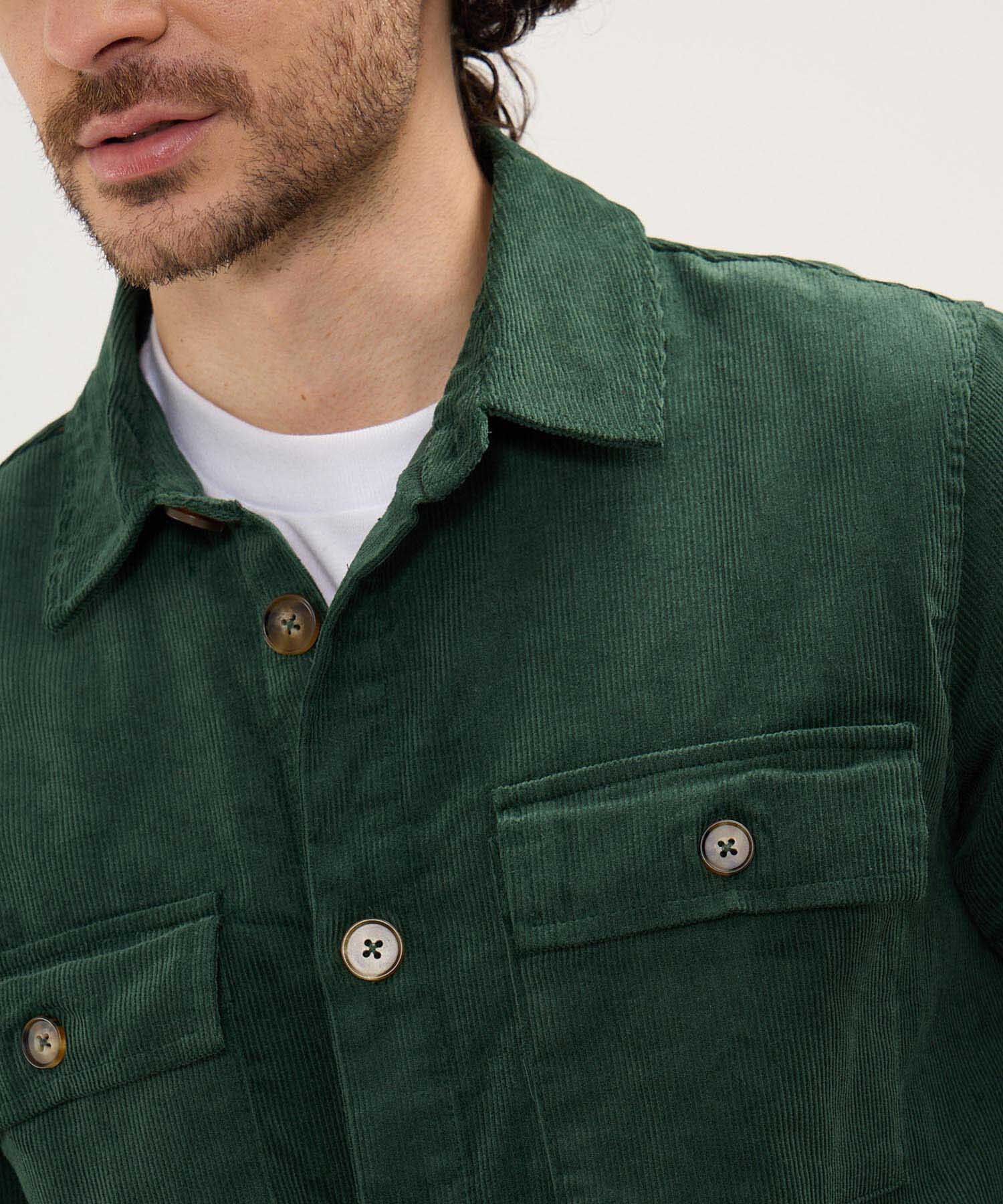 Sobrecamisa en Pana