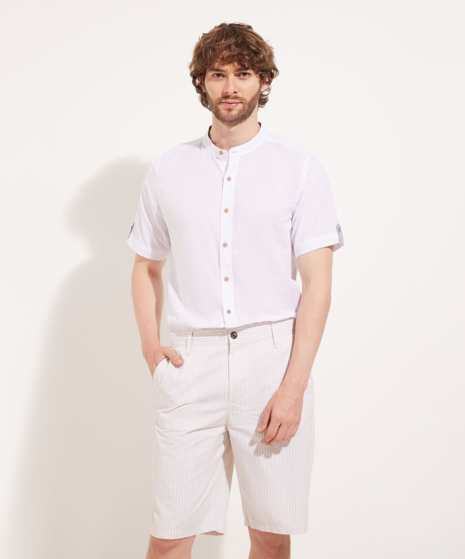 Bermuda B&aacute;sica Estampada