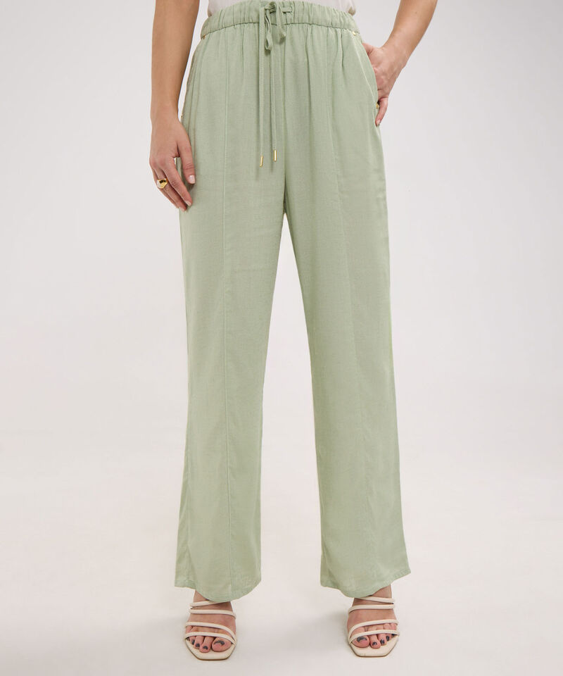 Pantalón en Efecto Lino