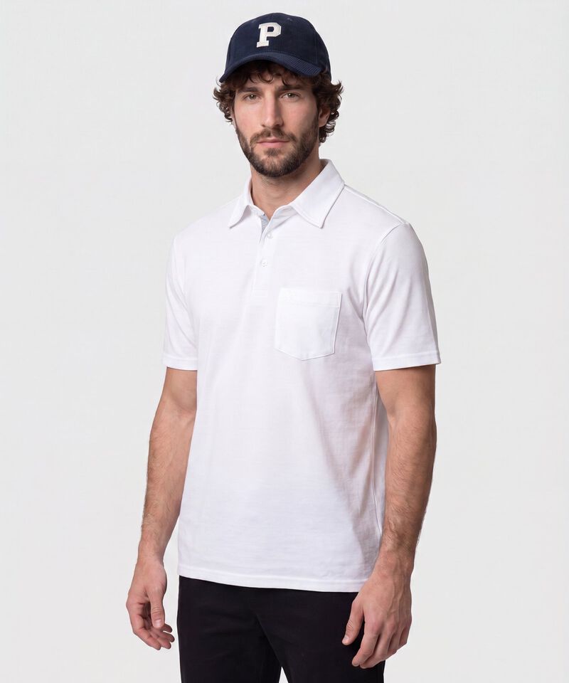 Polo Con Bolsillo De Parche Para Hombre