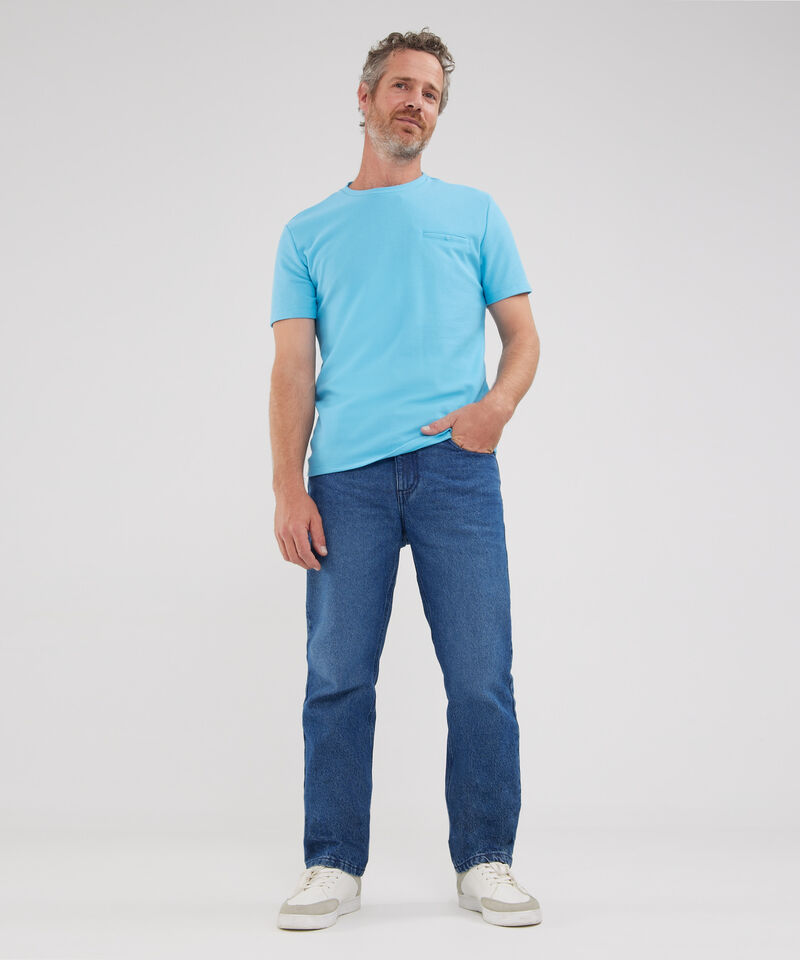 Camiseta Manga Corta Con Bolsillo