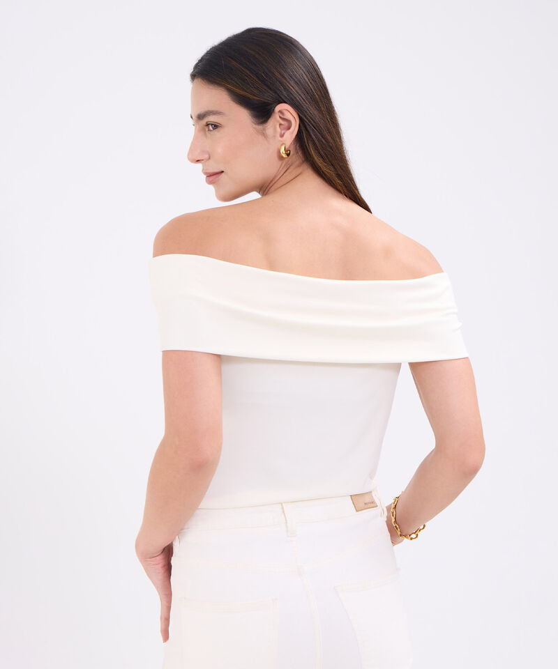 Camiseta cuello bandeja para mujer