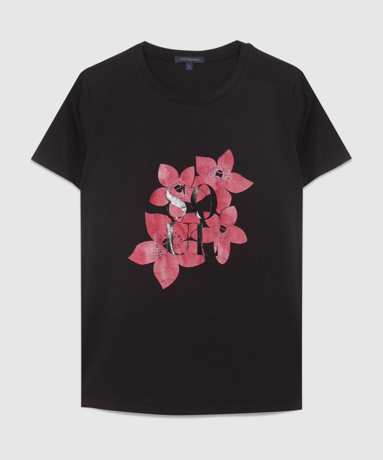 Camiseta Unicolor Con Screen
