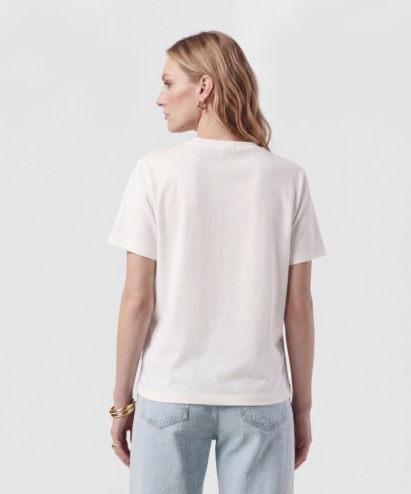 Camiseta Estampada Esencial Para Mujer