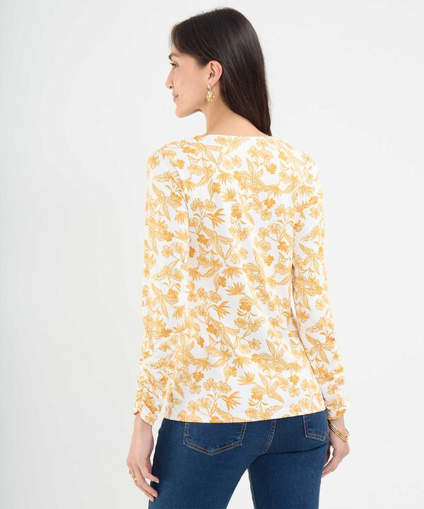 Camiseta Manga Larga Estampada