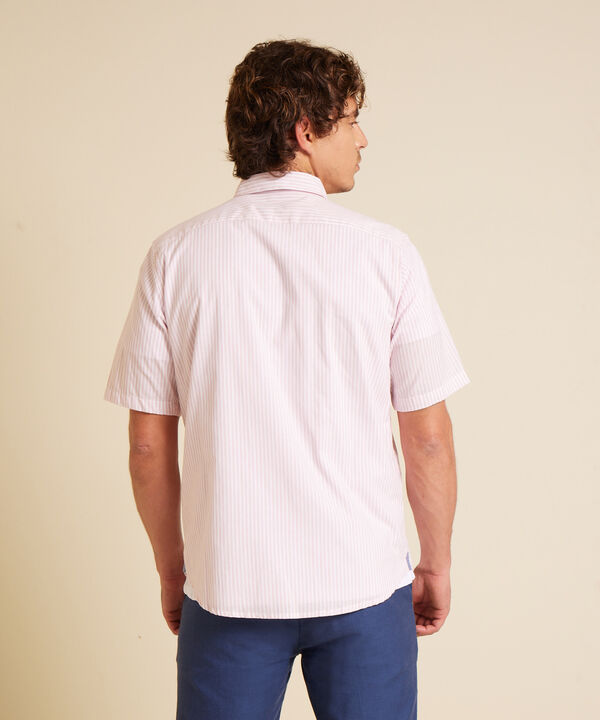 Camisa Preteñida Manga Corta Y Con Bolsillo image number null