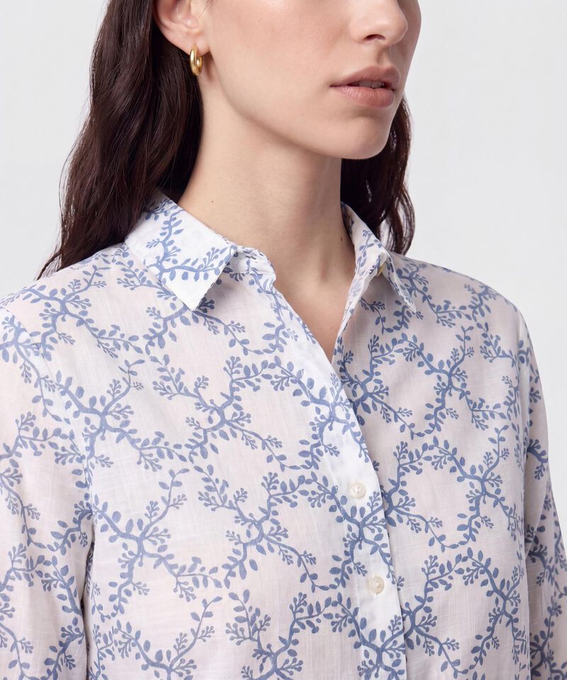 Camisa Cl&aacute;sica Manga Larga Para Mujer