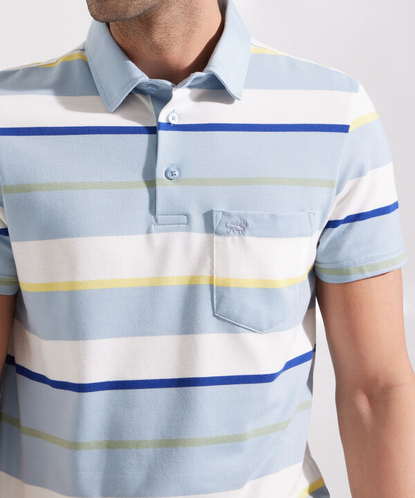 Polo Slim Fit con Bolsillo para Hombre image number null