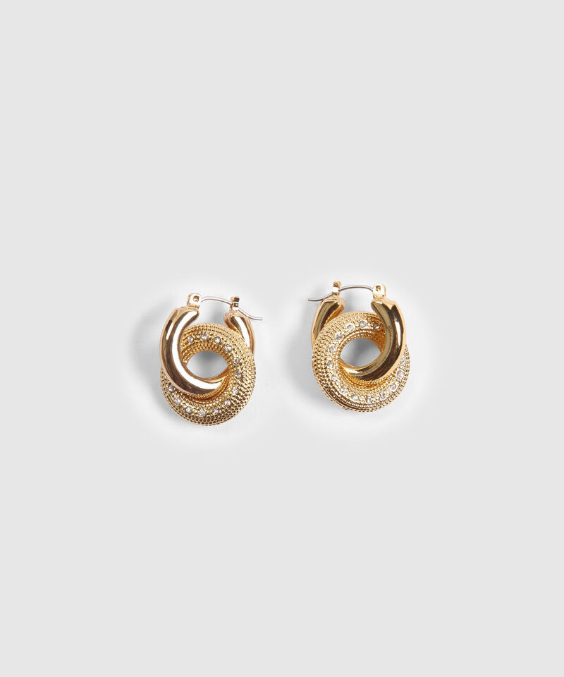 Aretes Circulares Dorados