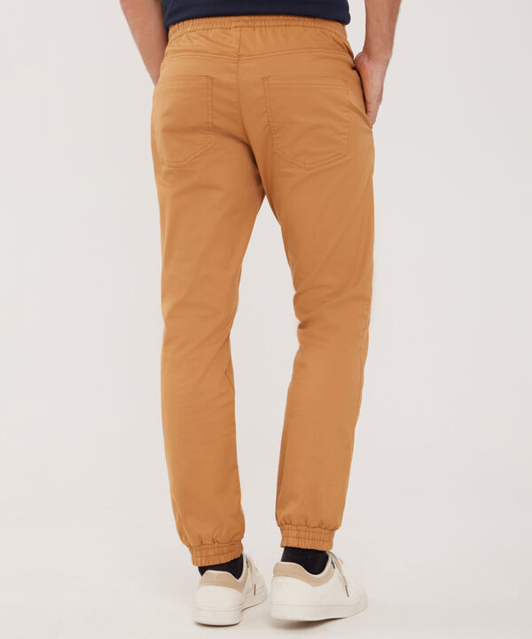 Pantalon Moda Tipo Jogger Unicolor Con Bolsillos, Campiello Linea Moda