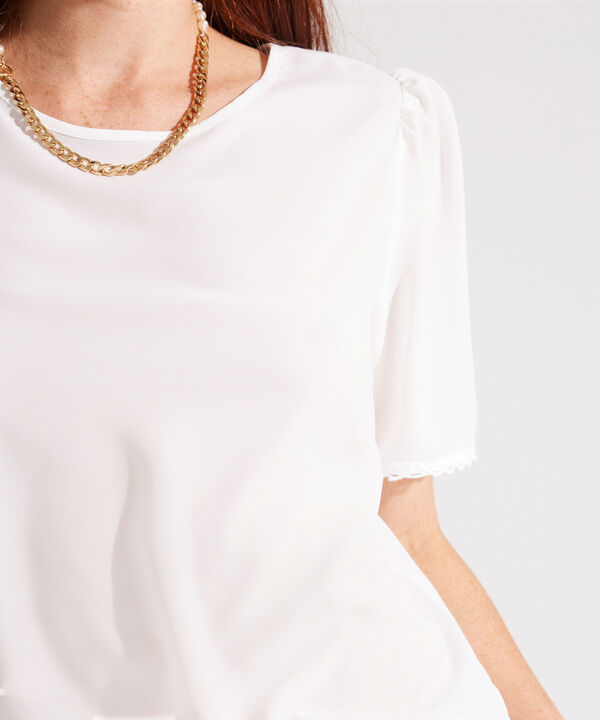 Blusa con Escote Redondo