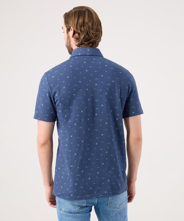Polo Con Microestampado 