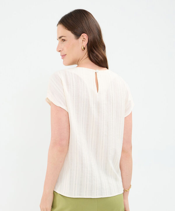 Blusa manga corta para mujer