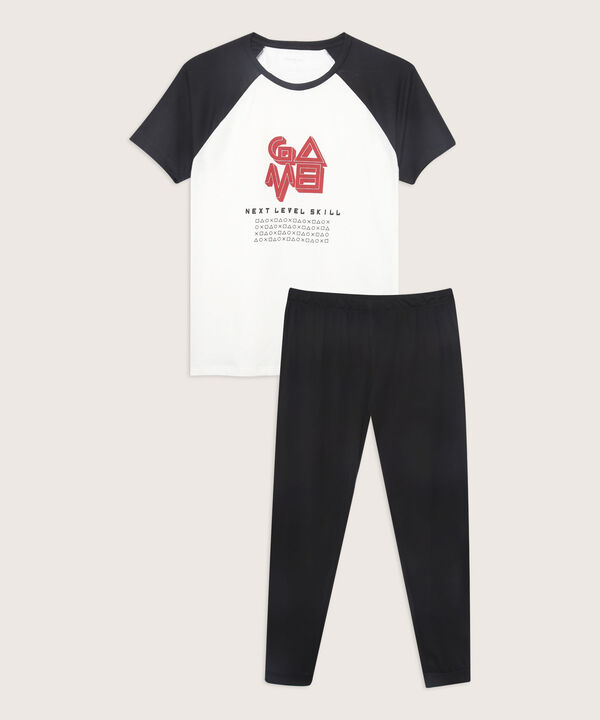 Pijama Camiseta Manga Corta image number null