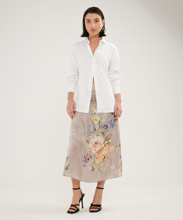 Falda Estampada Midi