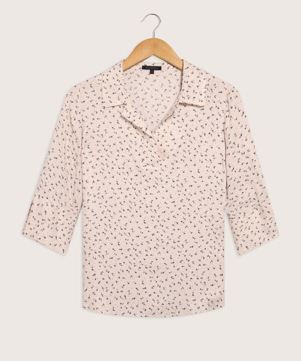 Camisa Manga 3/4 Estampada