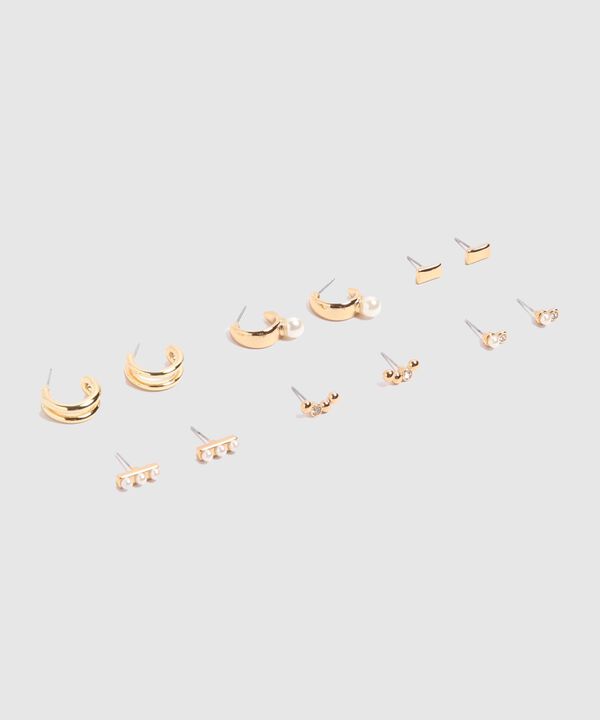 Set X6 Aretes Dorados  image number null