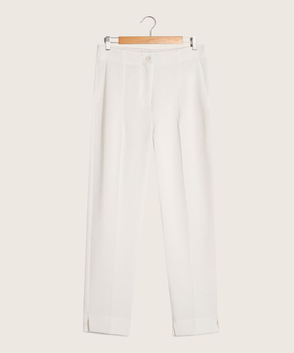 Pantalon Tiro Alto Unicolor