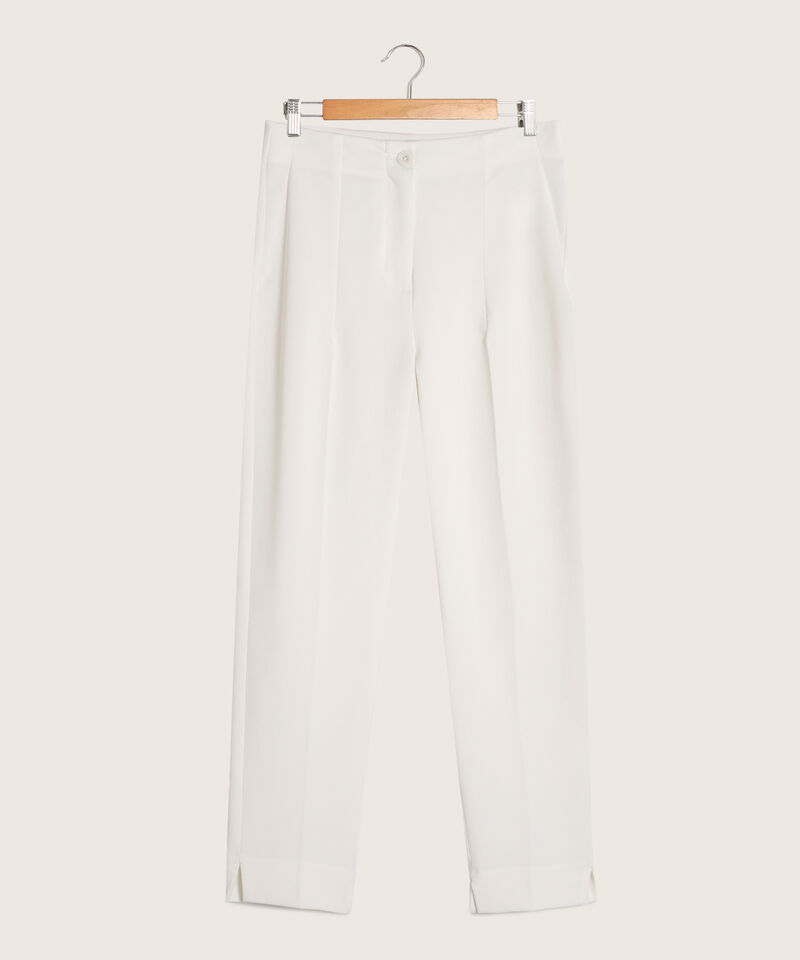Pantalon Tiro Alto Unicolor