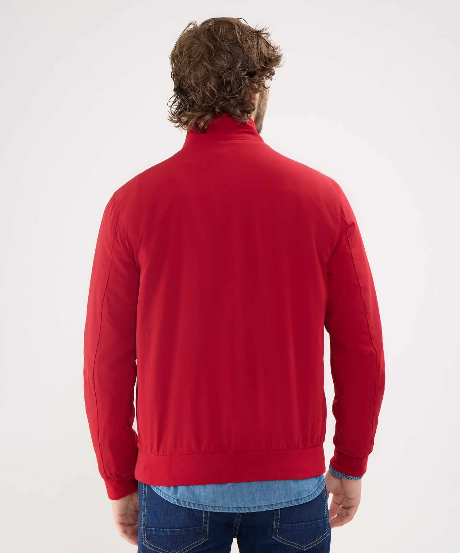 Chaqueta Bomber Cuello Alto