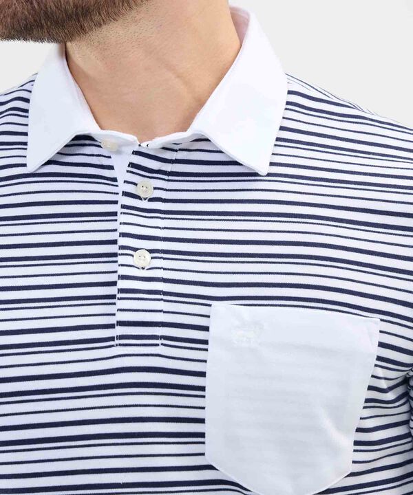 Polo Cuello Duro con Franjas image number null