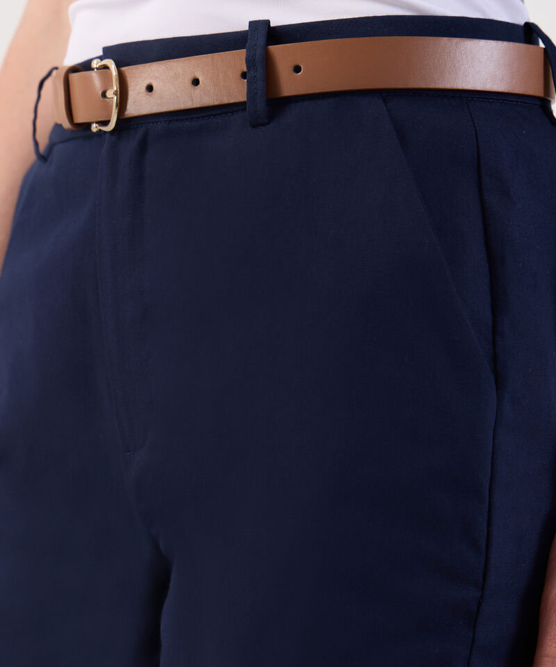 Short Tipo Bermuda Mujer Casual De Bota Recta