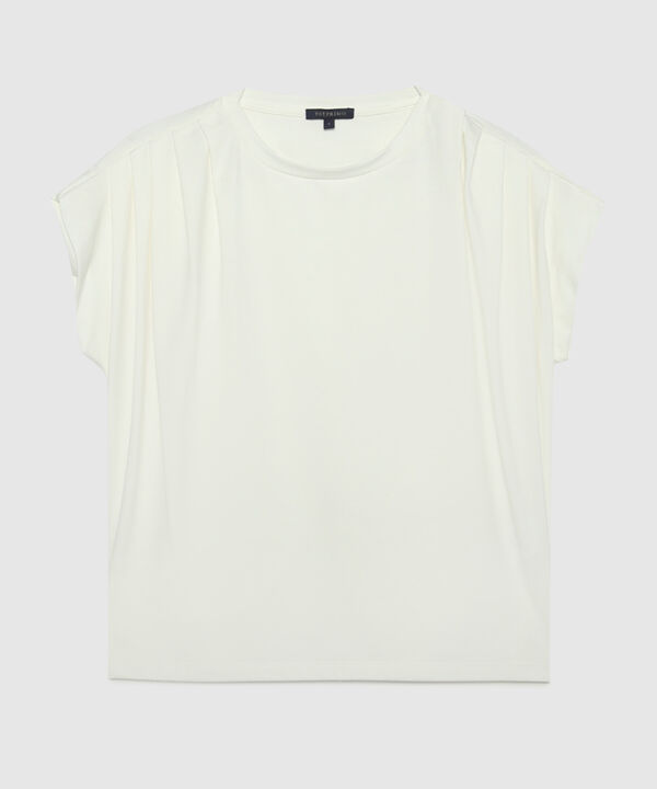 Camiseta Unicolor Manga Sisa