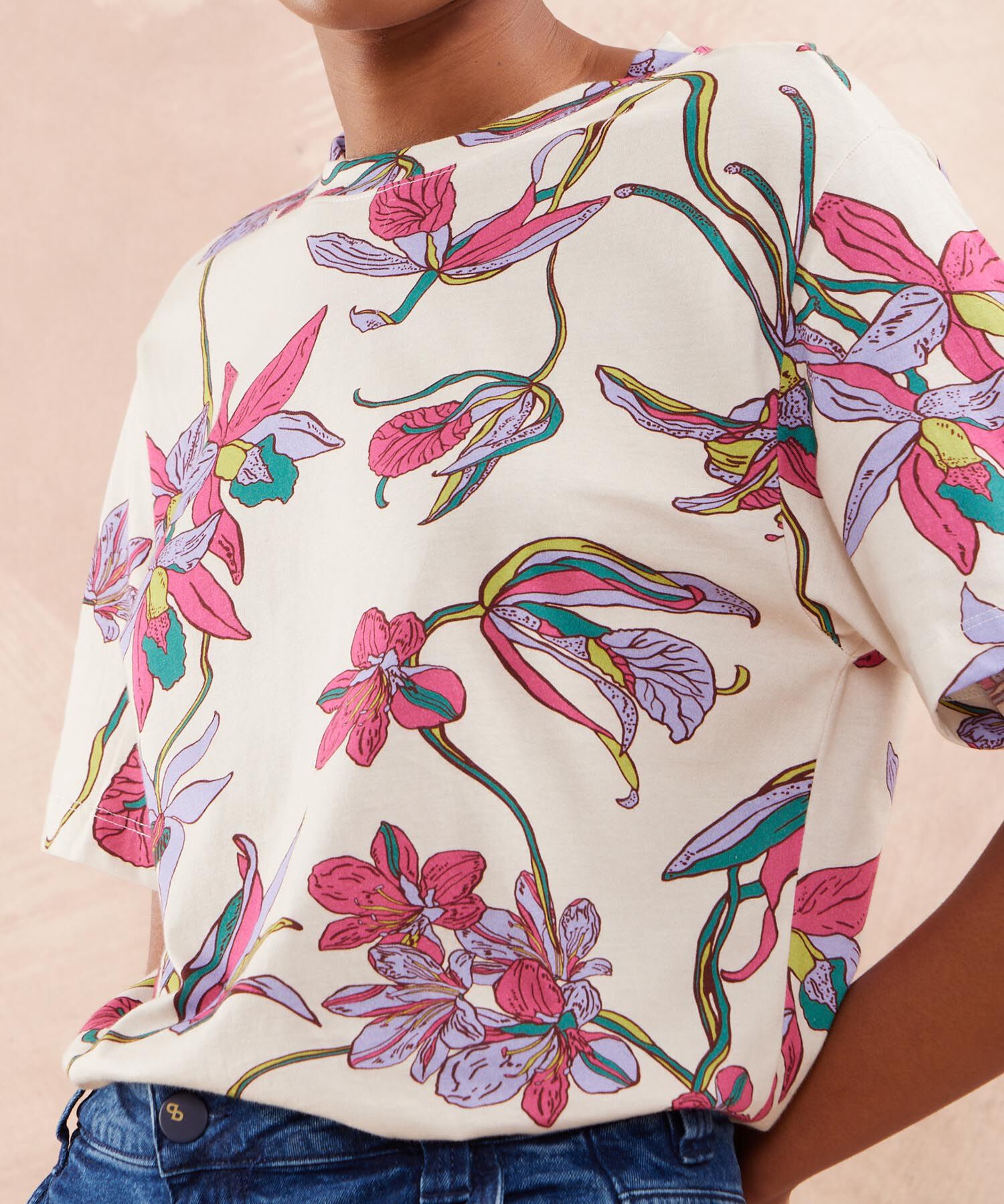 Camiseta Manga Corta Estampada