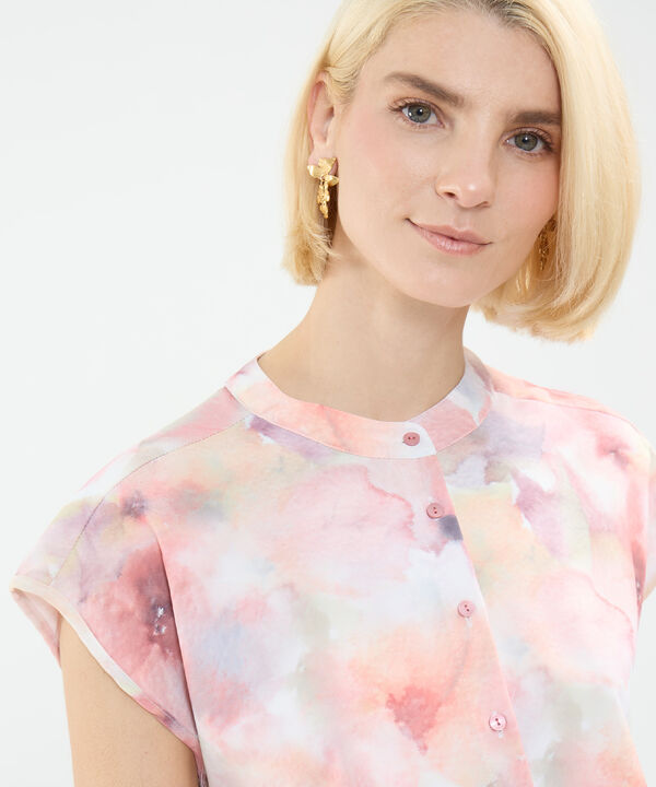Blusa Cuello Mao image number null