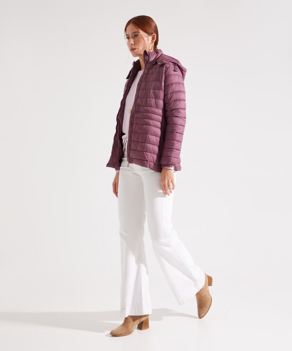Chaqueta Acolchada con Capota
